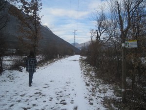 Via Verde Laciana nevada