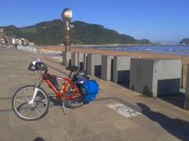 Camino de Santiago por la ruta norte en bicicleta con alforjas